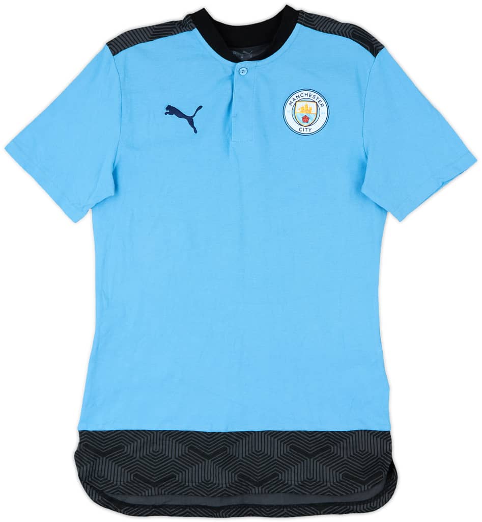 2019-20 Manchester City Puma Polo Shirt - 8/10 - (M)