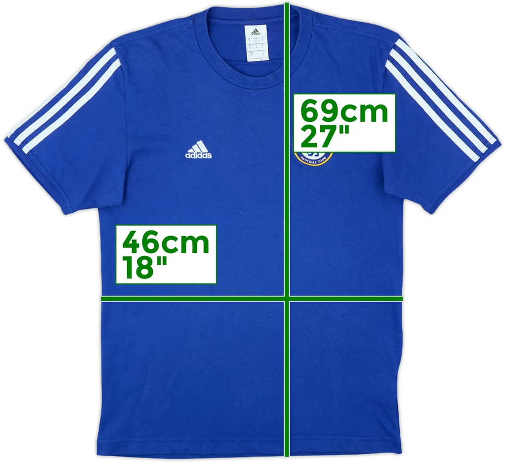 2014-15 Chelsea adidas Cotton Tee - 8/10 - (S)