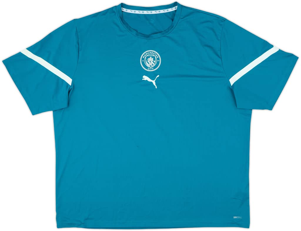 2021-22 Manchester City Puma Training Shirt - 7/10 - (XXL)