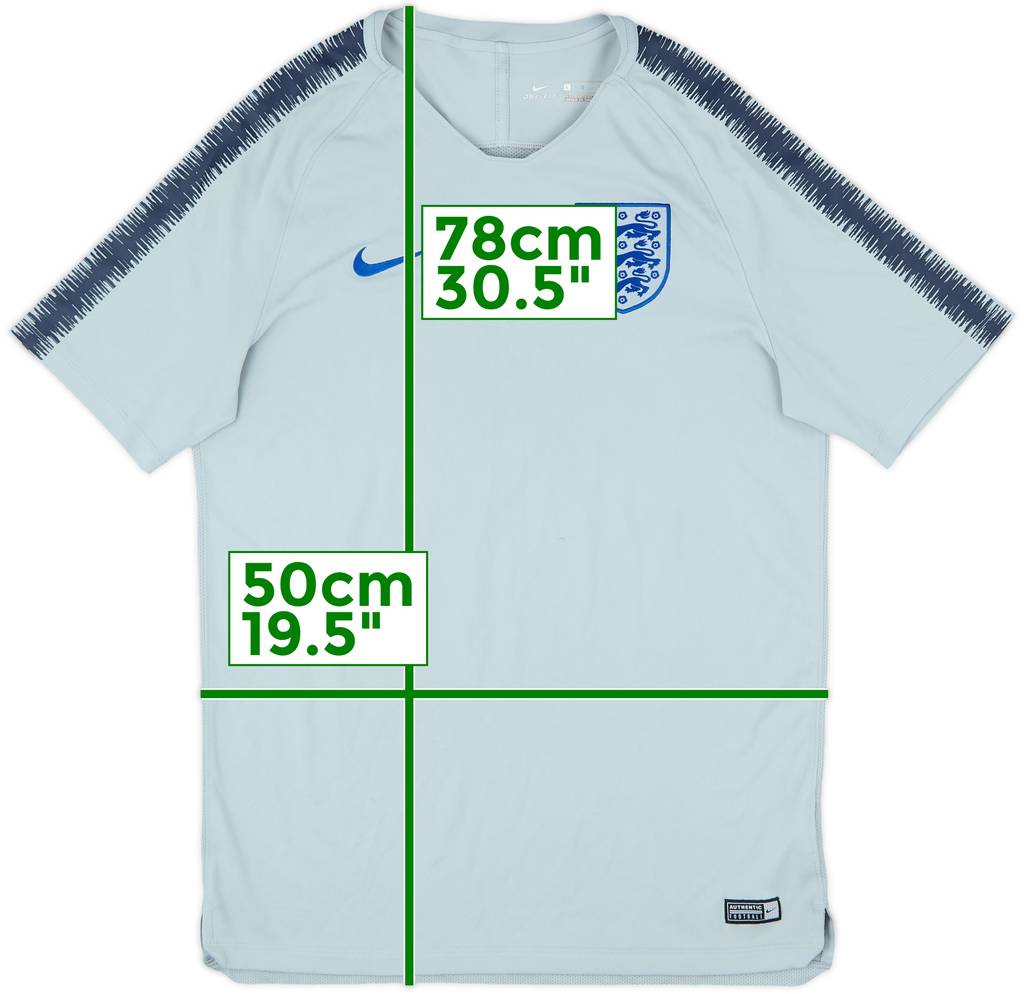 2018-19 England Nike Training Shirt - 8/10 - (L)
