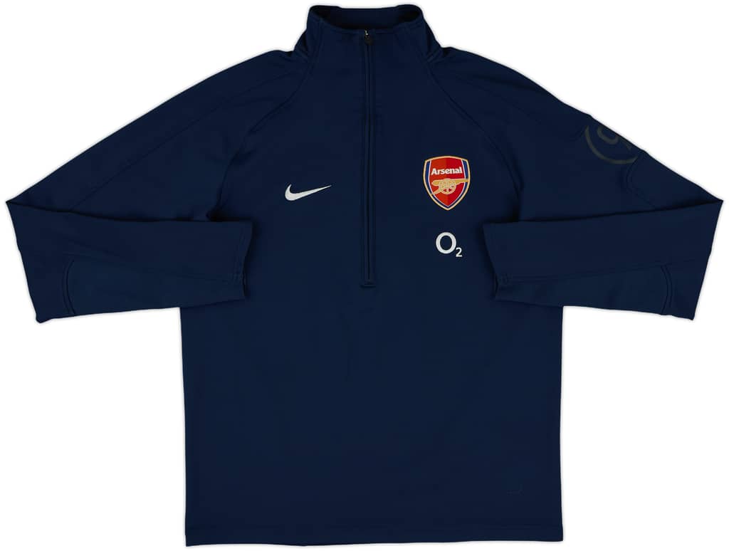 2005-06 Arsenal Nike 1/2 Zip Drill Top - 7/10 - (L)
