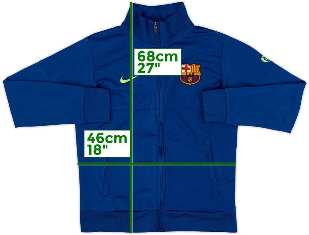 2009-10 Barcelona Nike Track Jacket - 8/10 - (S)