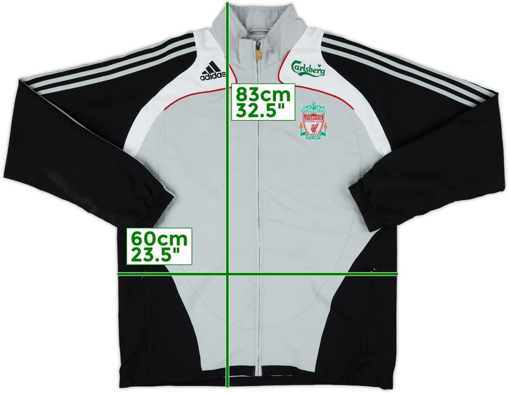 2008-09 Liverpool adidas Track Jacket - 7/10 - (L)