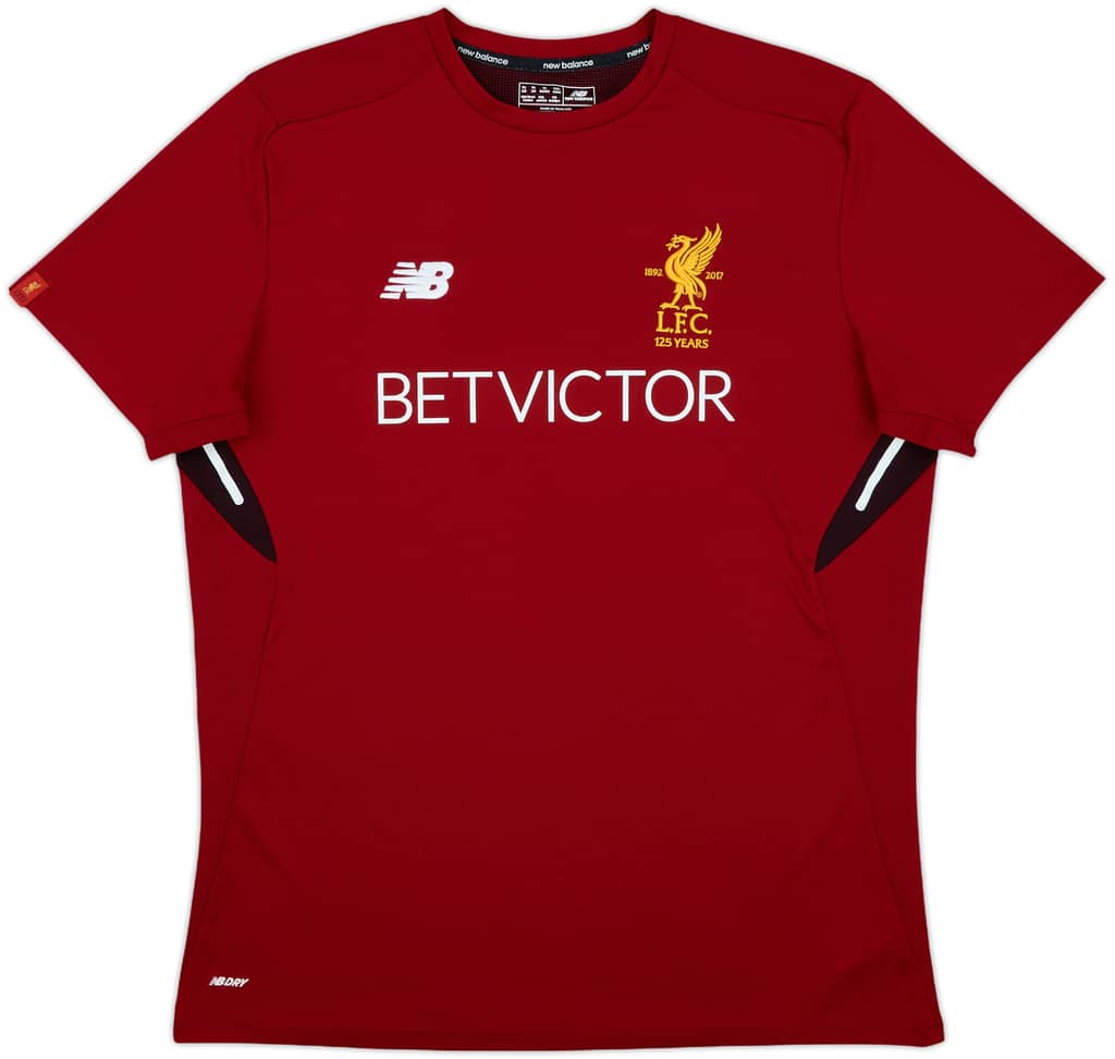 2017-18 Liverpool New Balance Training Shirt - 10/10 - (XL)