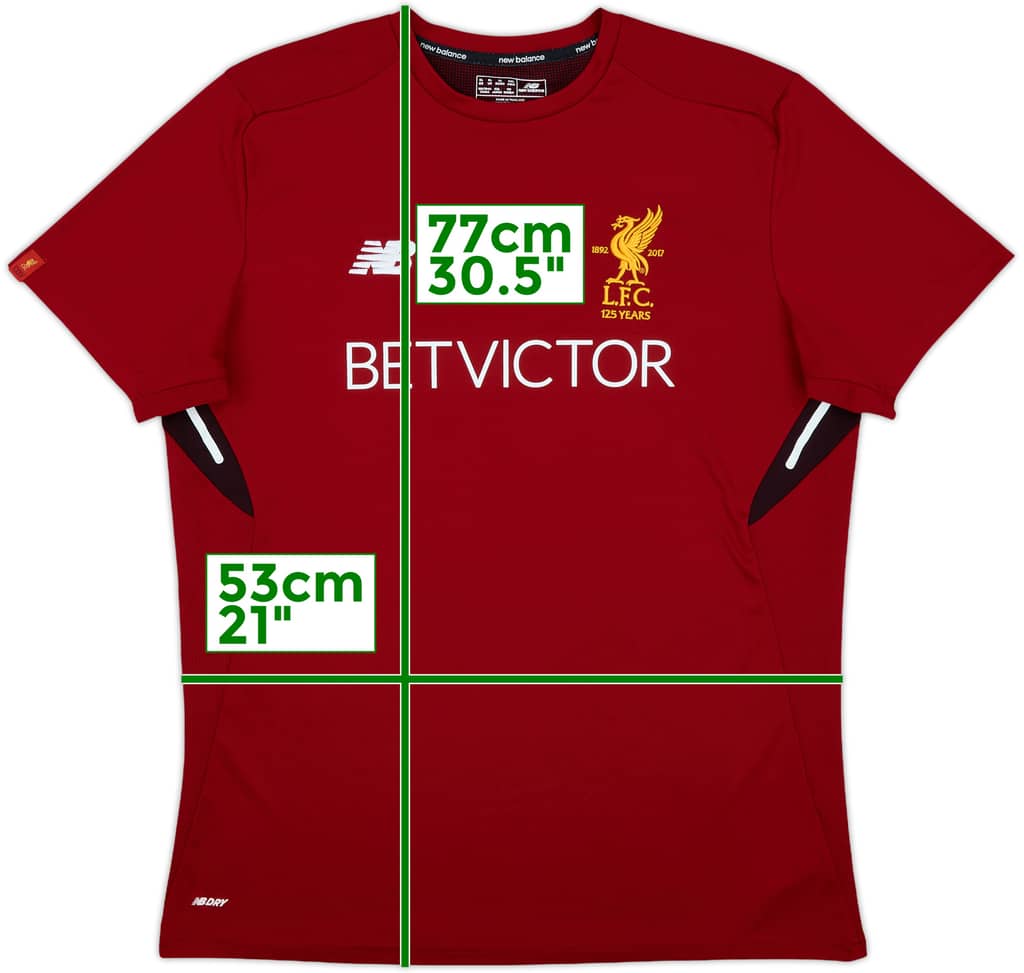 2017-18 Liverpool New Balance Training Shirt - 10/10 - (XL)