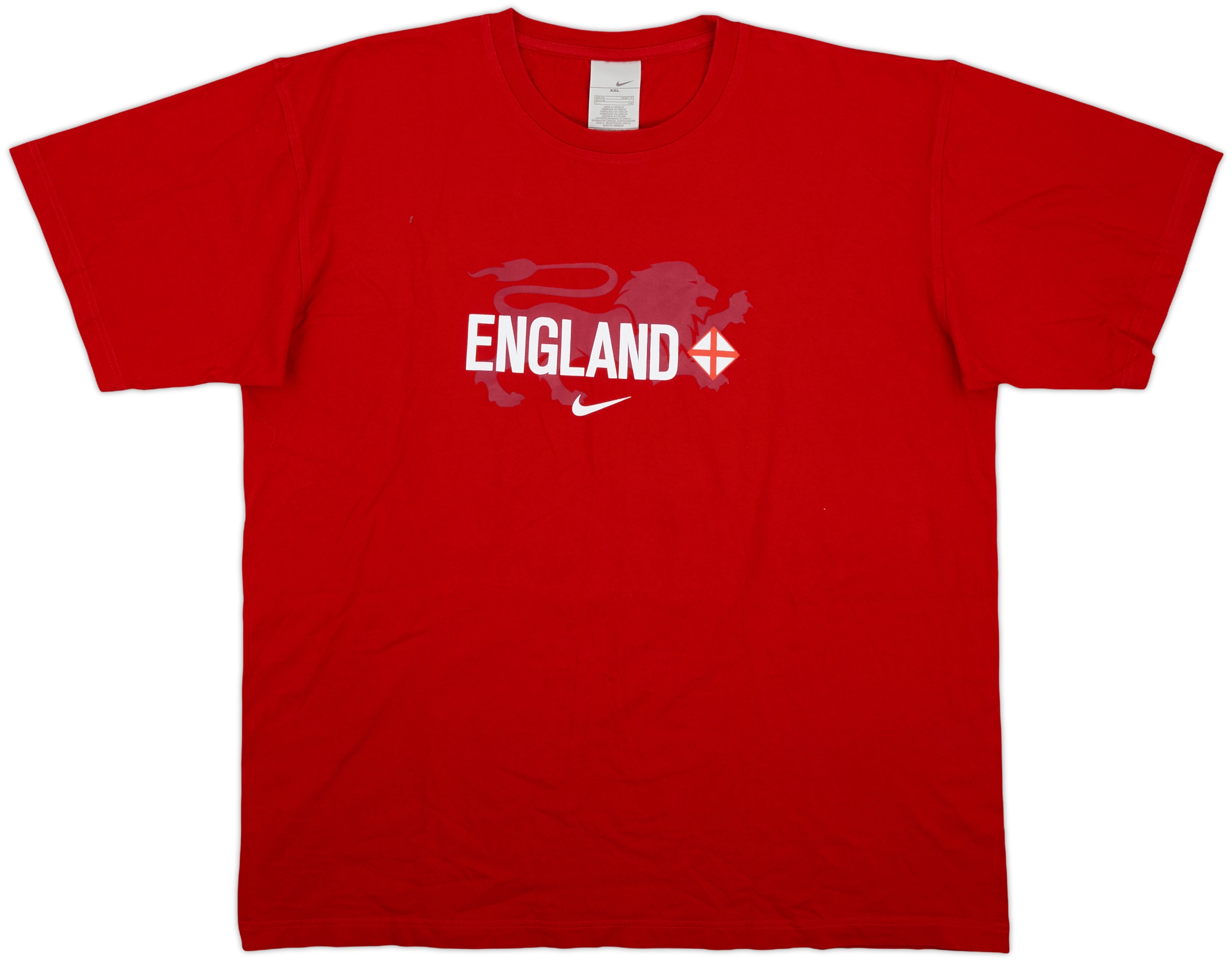 2004-05 England Nike Graphic Tee - 10/10 - (XXL)
