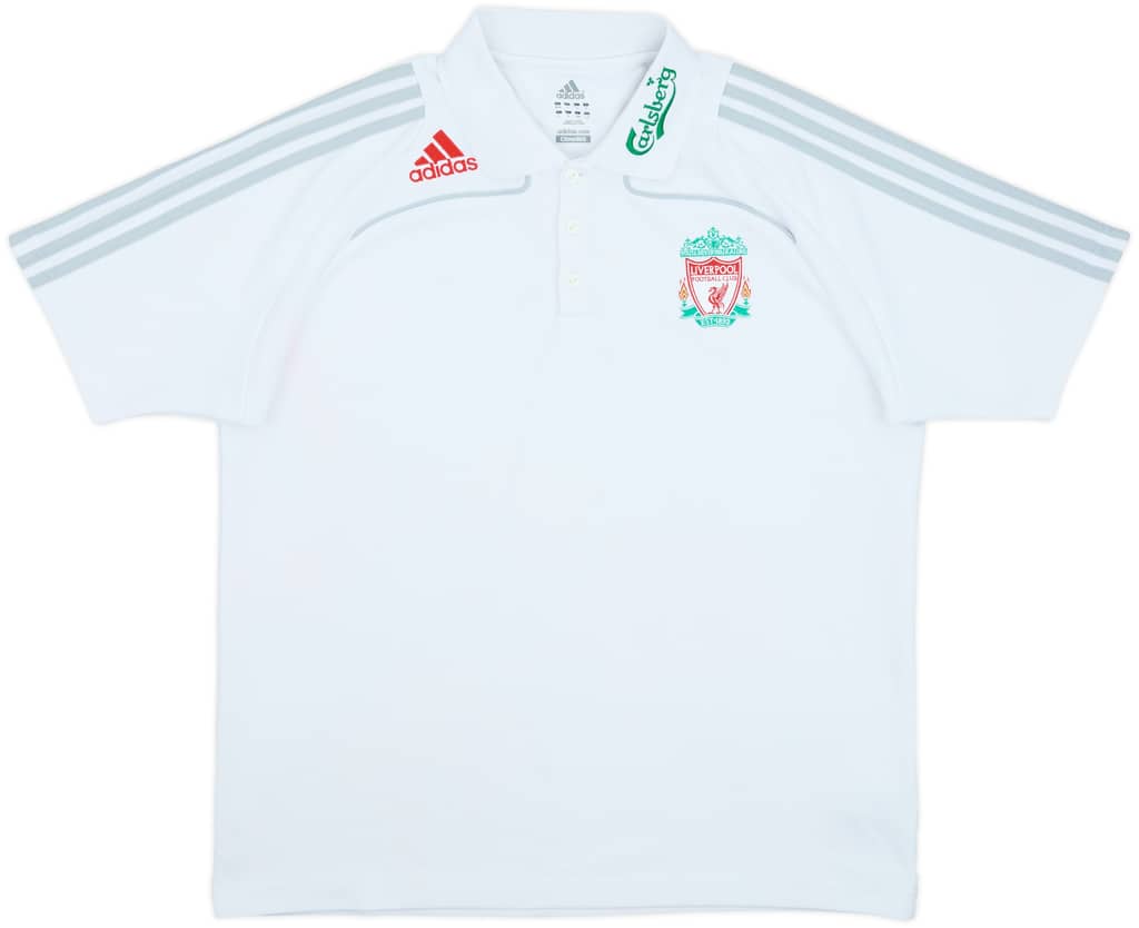 2008-09 Liverpool adidas Polo Shirt - 8/10 - (L/XL)