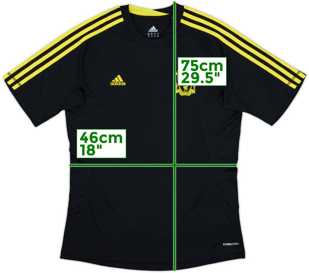 2010-11 Liverpool adidas Training Shirt - 9/10 - (M/L)