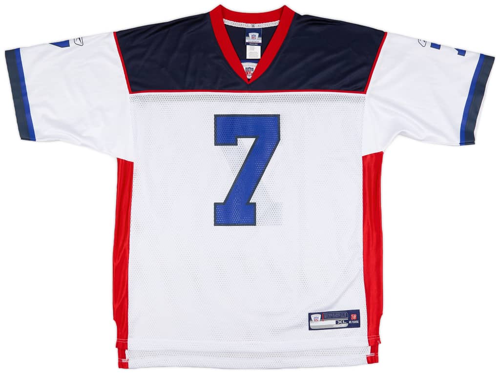 2007 Buffalo Bills Losman #7 Reebok On Field Away Jersey (Excellent) XL