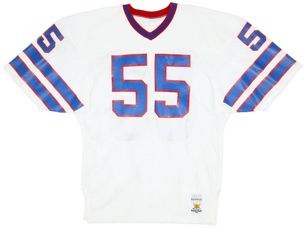 1980-85 Buffalo Bills Haslett #55 MacGregor Sand-Knit Away Jersey (Excellent) XL