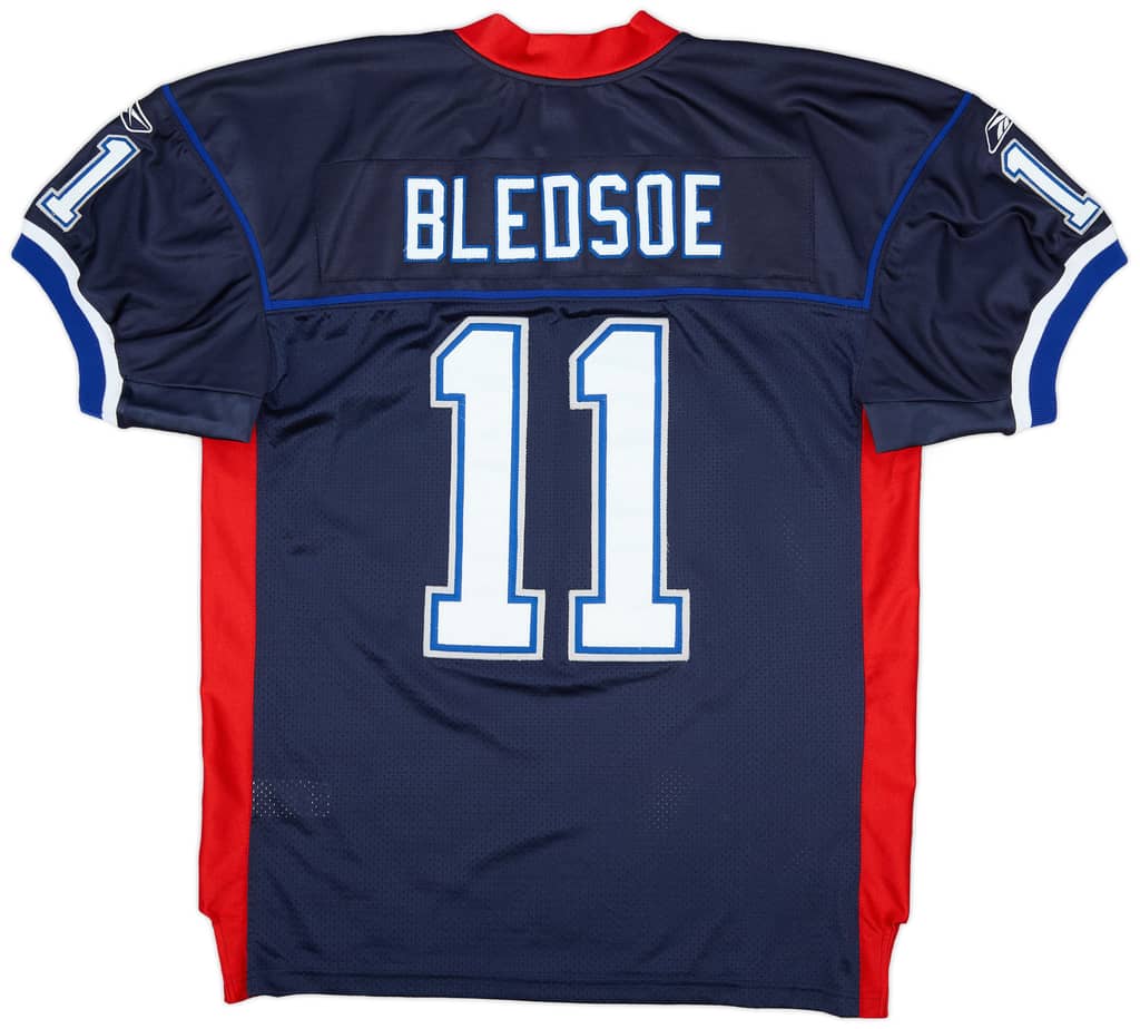 2002-04 Buffalo Bills Bledsoe #11 Authentic Reebok Home Jersey (Excellent) XXL