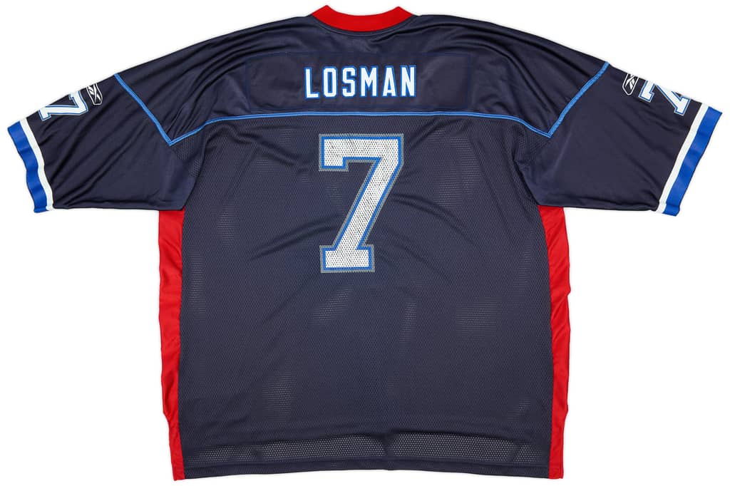2004 Buffalo Bills Losman #7 Reebok On Field Home Jersey (Good) 3XL
