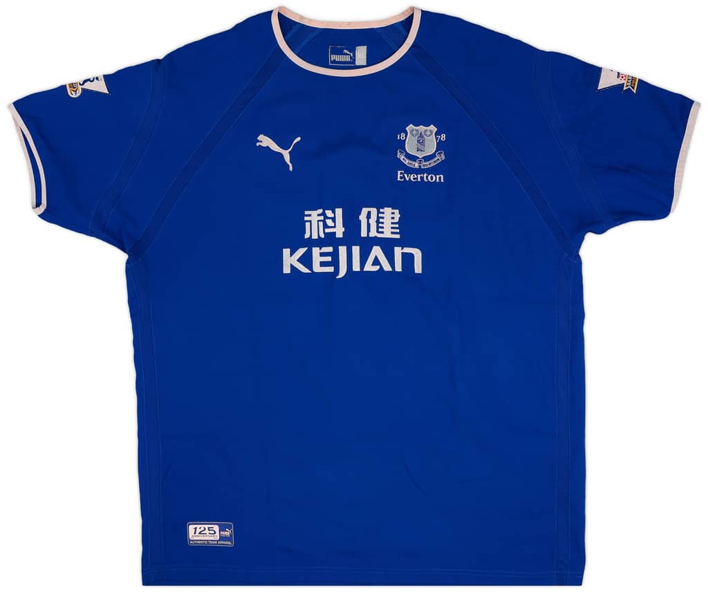 2003-04 Everton Home Shirt Watson #2 - 7/10 - (XL)
