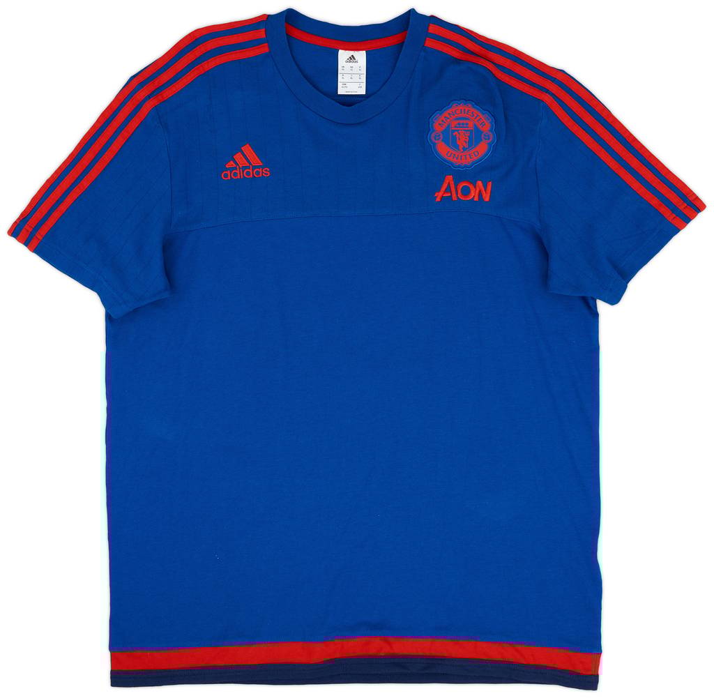 2015-16 Manchester United adidas Training Shirt - 9/10 - (XL)