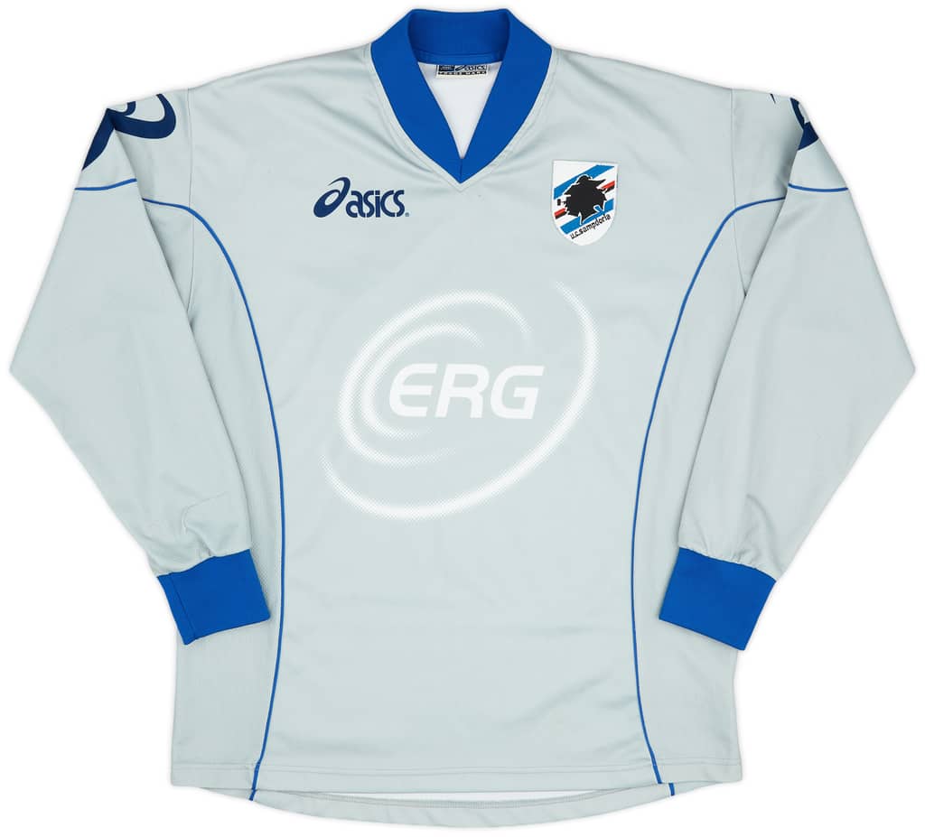 2003-04 Sampdoria Asics Training L/S Top - 7/10 - (M)