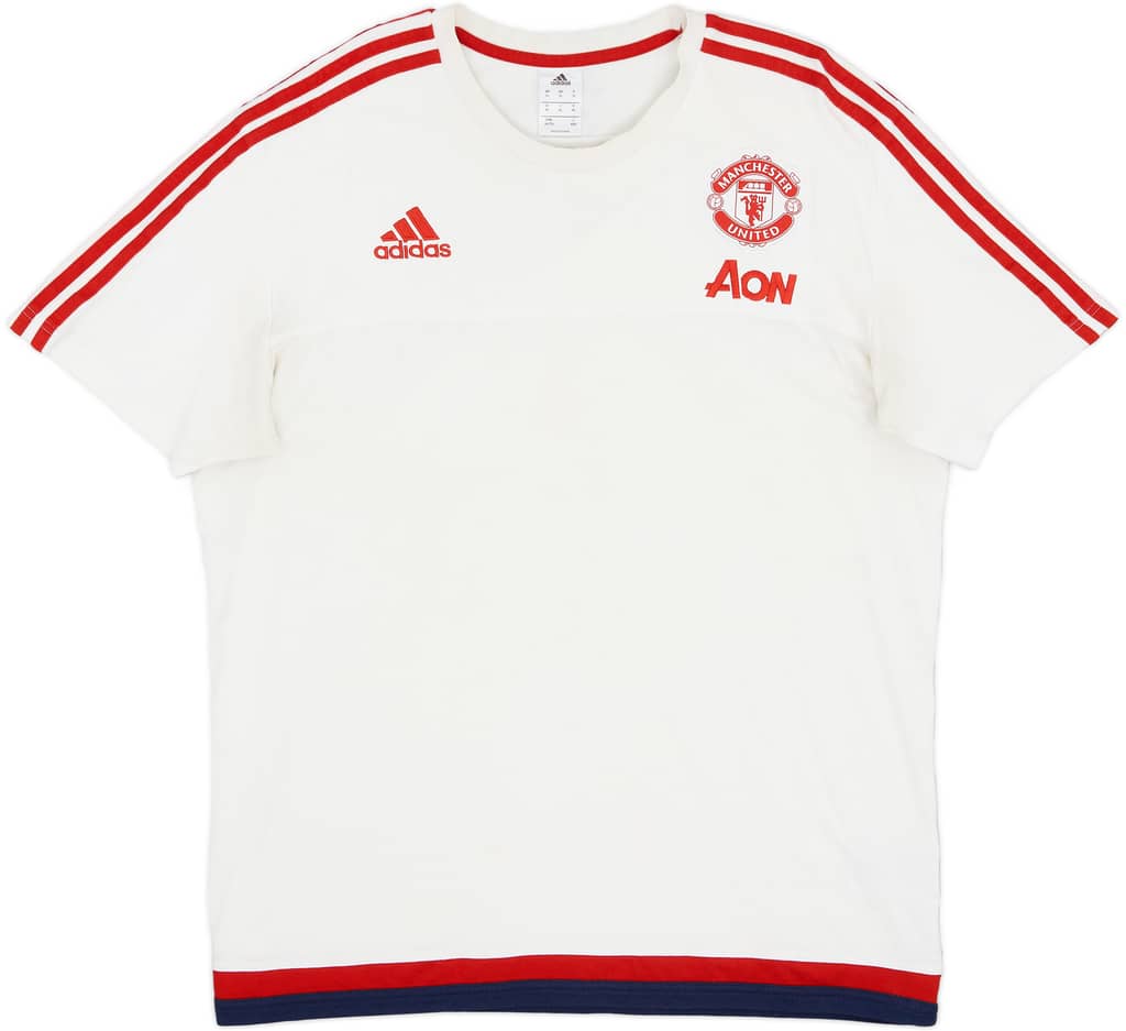 2015-16 Manchester United adidas T-Shirt - 8/10 - (XL)