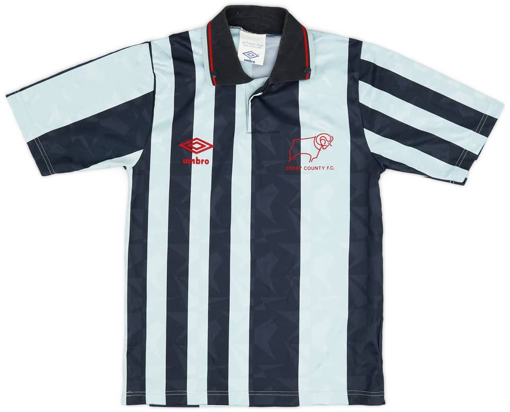 1989-92 Derby County Away Shirt - 9/10 - (S.Boys)