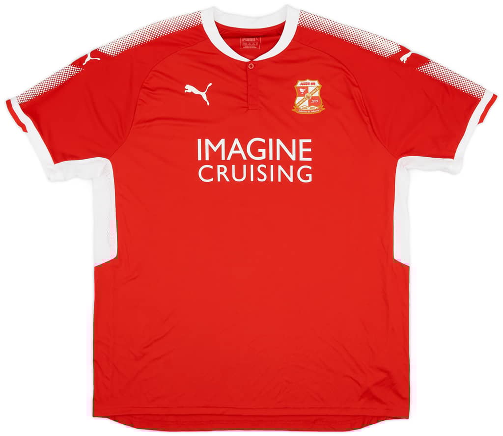 2017-18 Swindon Town Home Shirt - 9/10 - (3XL)