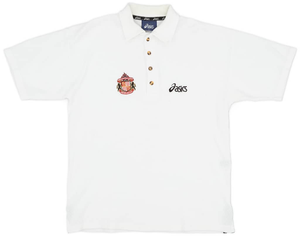 1999-00 Sunderland Asics Polo Shirt - 9/10 - (L)