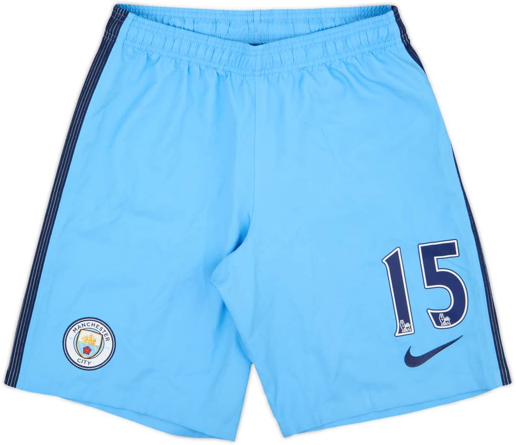 2016-17 Manchester City Home Shorts #15 (J.Navas) - 10/10 - (S)
