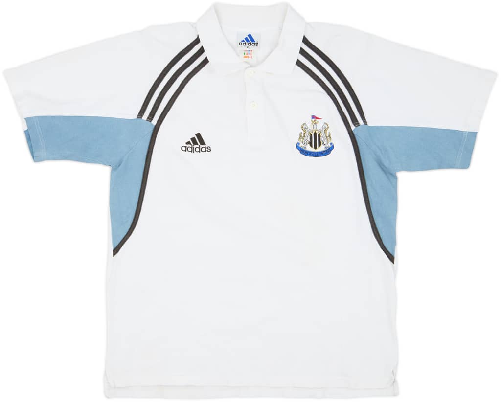 2000-01 Newcastle United adidas Polo Shirt - 8/10 - (XL)