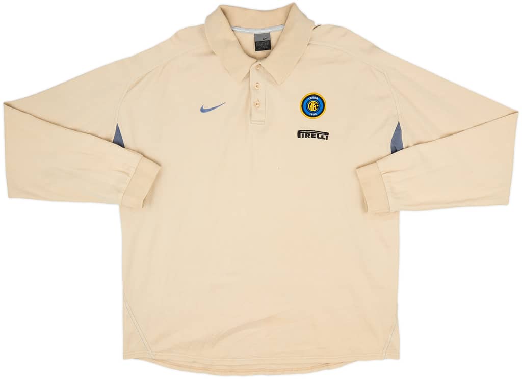 2002-03 Inter Milan Nike Polo L/S Shirt - 5/10 - (L)