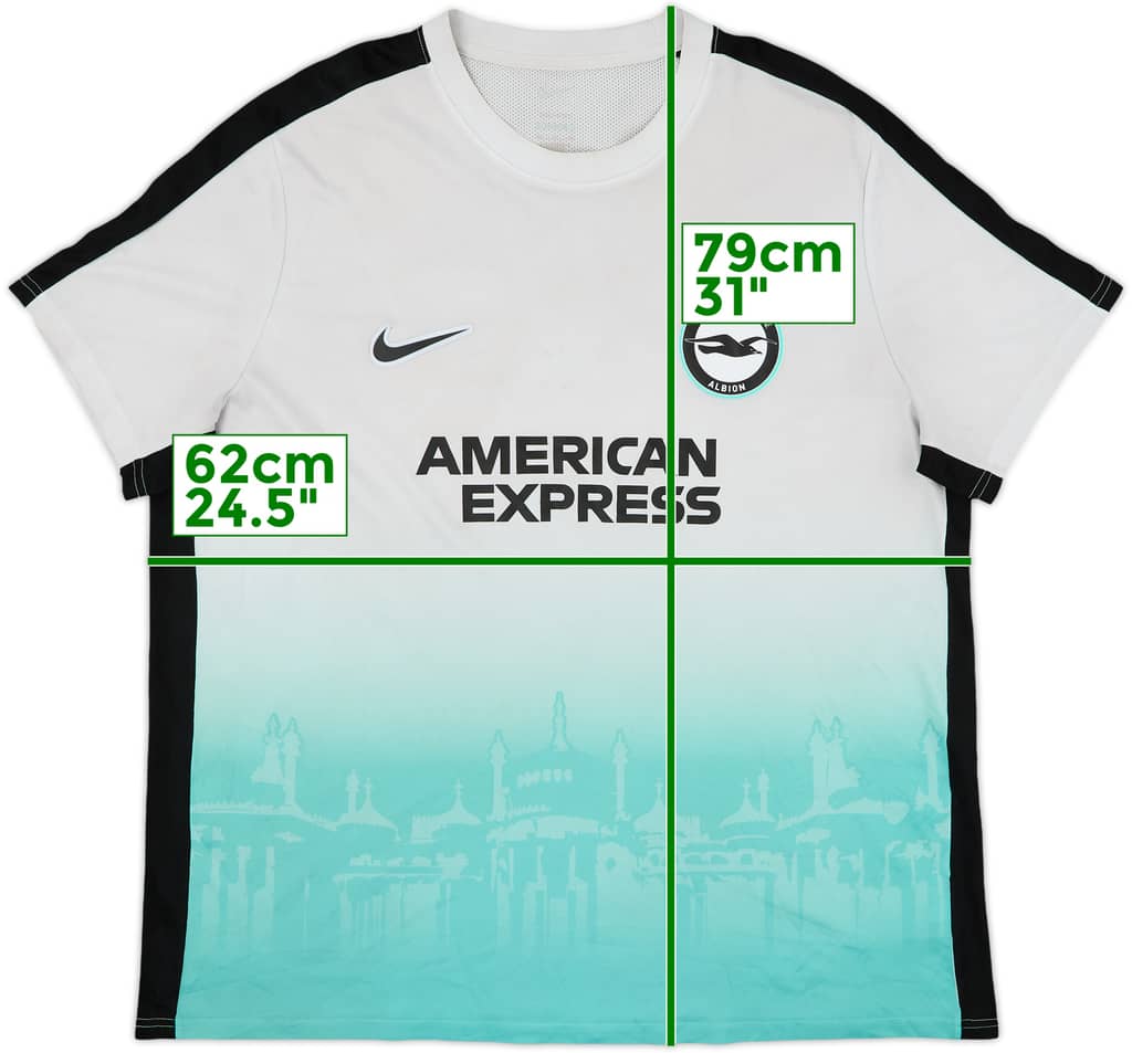 2023-24 Brighton European Away Shirt - 3/10 - (XXL)