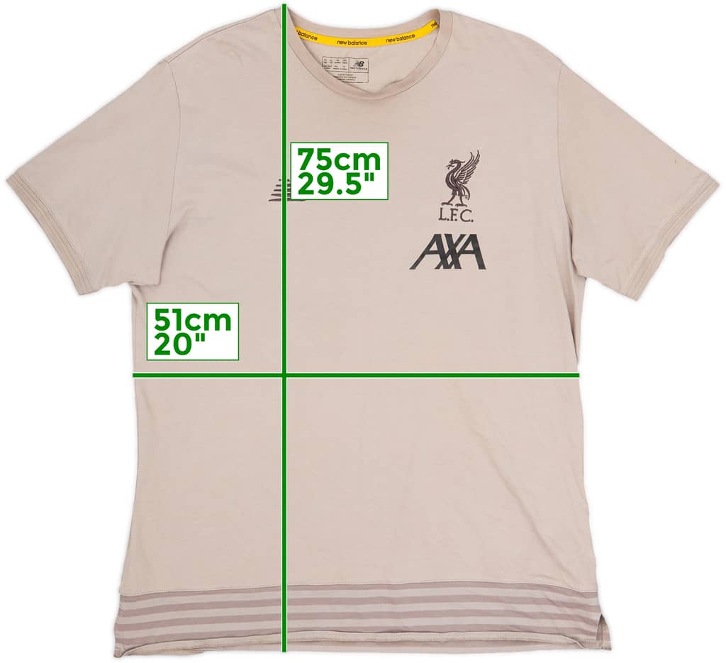 2018-19 Liverpool New Balance Cotton Tee - 9/10 - (XL)