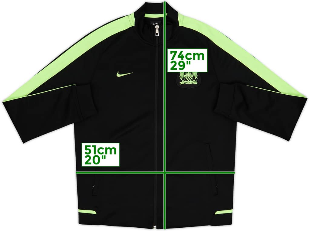 2015-16 Manchester City Nike Track Jacket - 10/10 - (M)