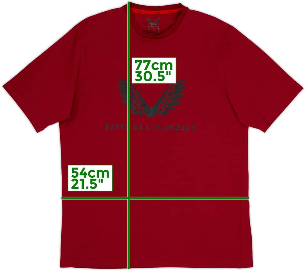 2022-23 Bayer Leverkusen Castore Cotton Tee - 10/10 - (XL)