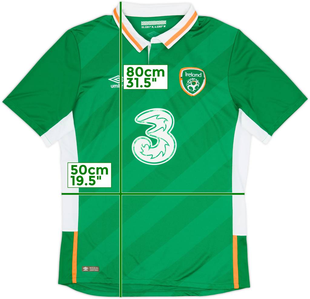 2016-17 Ireland Home Shirt - 5/10 - (L)