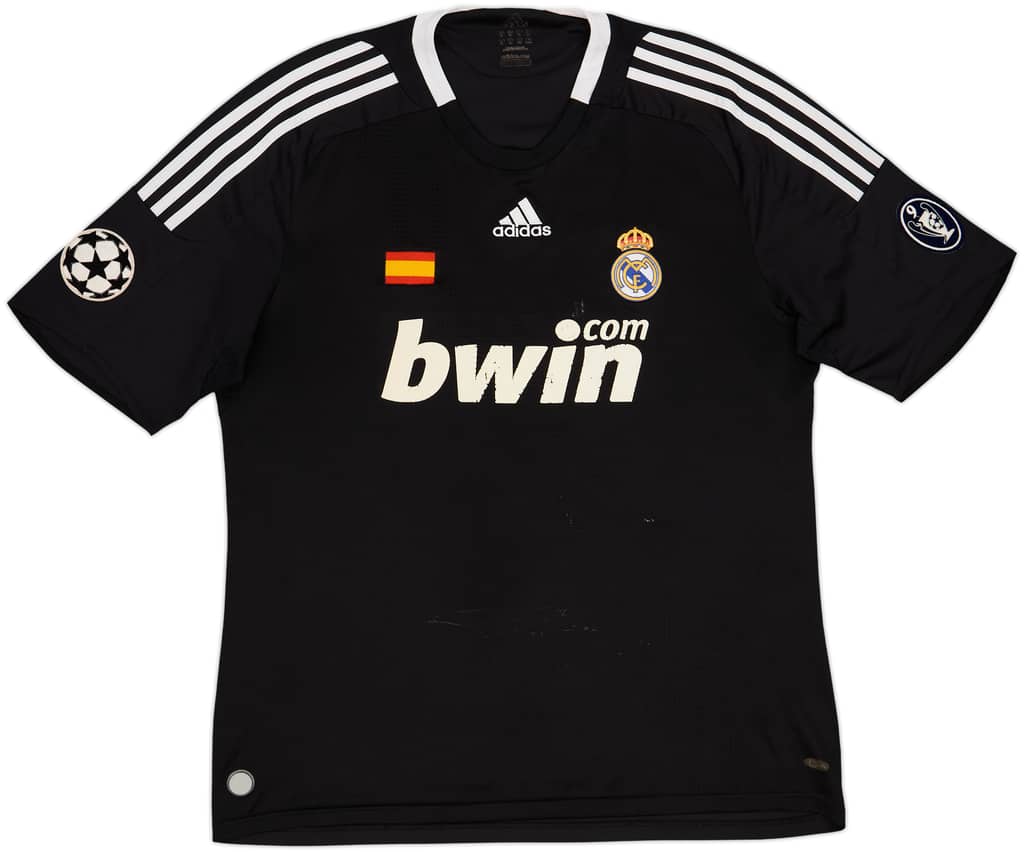 2008-09 Real Madrid CL Third Shirt - 5/10 - (XL)