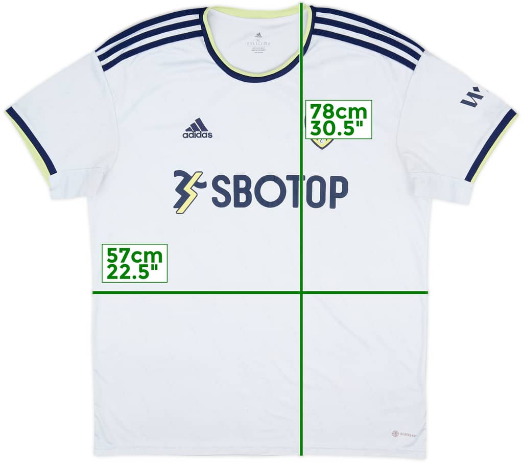 2022-23 Leeds United Home Shirt - 5/10 - (XL)