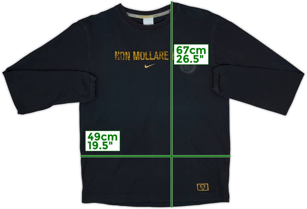 2005-06 Inter Milan Nike Cotton Tee - 8/10 - (M)