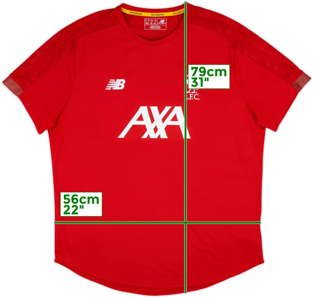 Camiseta New Balance de entrenamiento del Liverpool 2019-20 - 7/10 - (XXL)