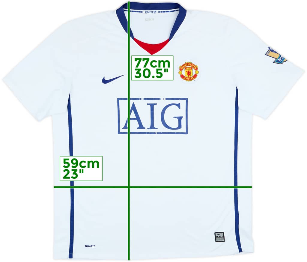 2008-10 Manchester United Away Shirt - 5/10 - (XL)