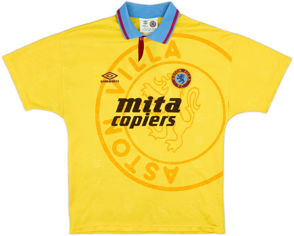 1991-93 Aston Villa Third Shirt - 8/10 - (S)