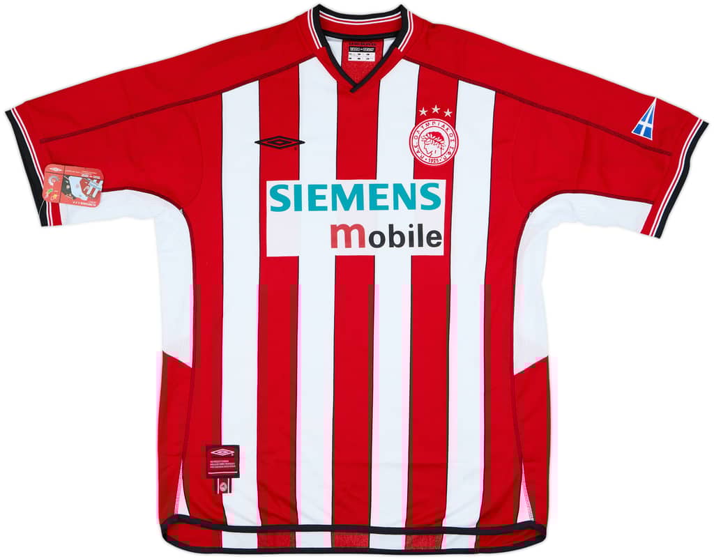 2002-03 Olympiakos Home Shirt (XL)