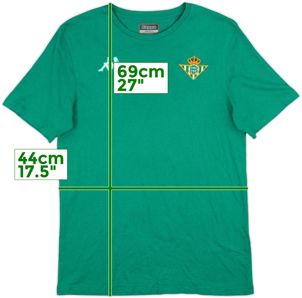 2019-20 Real Betis Kappa Cotton Tee - 10/10 - (S)