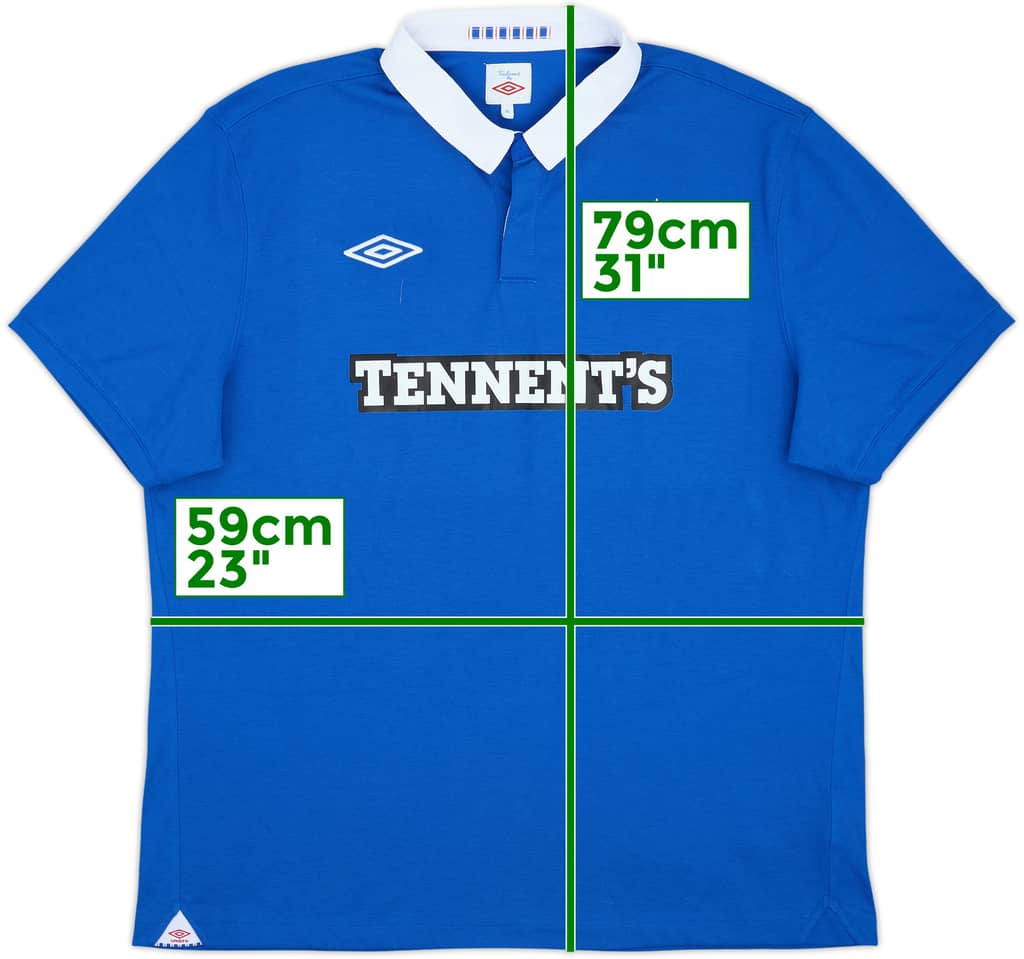 2010-11 Rangers Home Shirt - 9/10 - (XL)