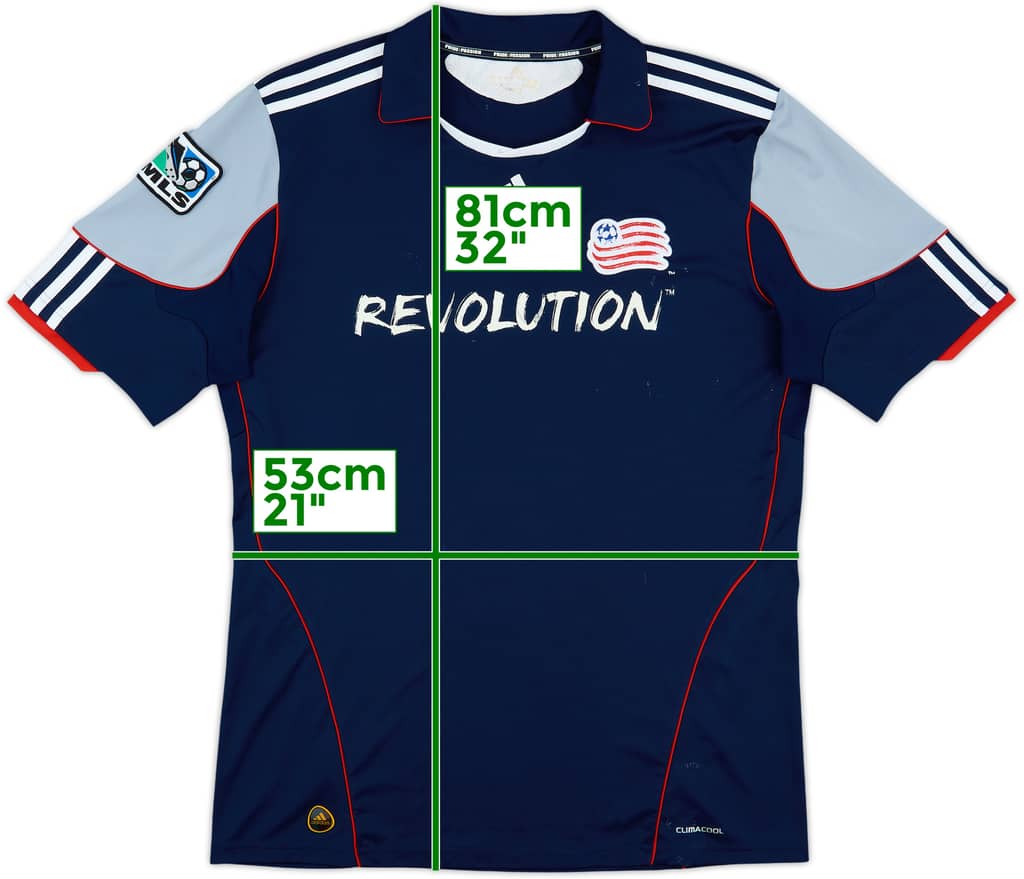 2010-11 New England Revolution Home Shirt - 5/10 - (L)