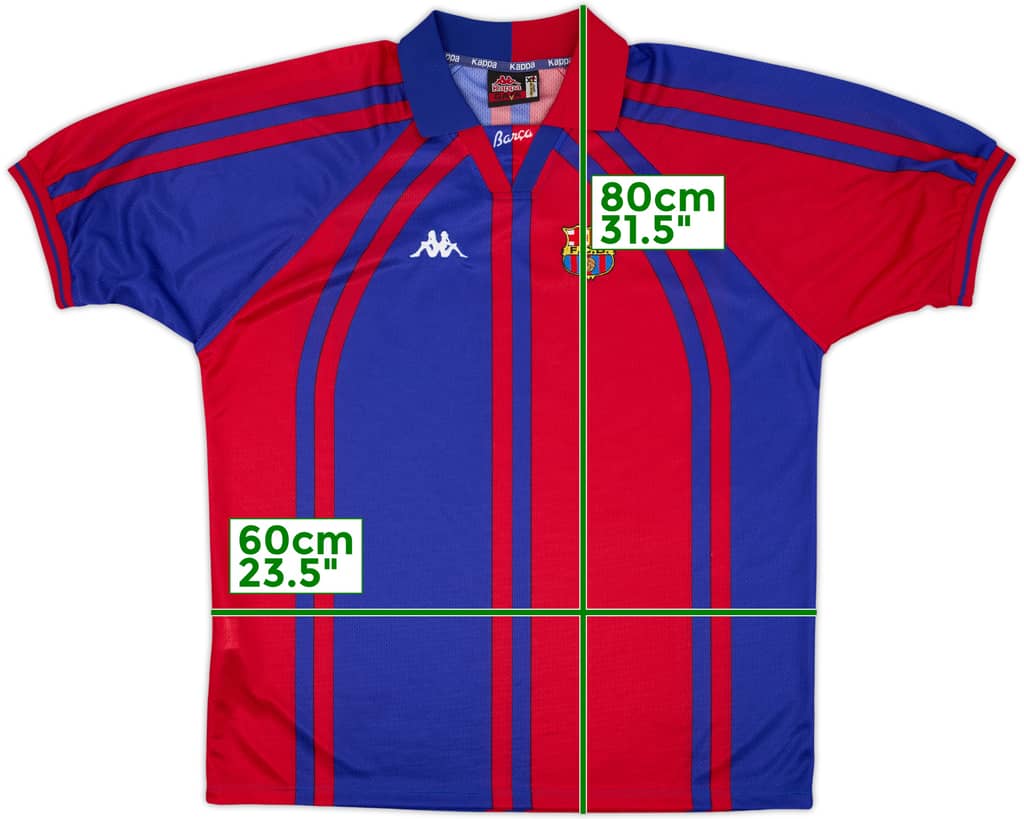 1997-98 Barcelona European Home Shirt - 10/10 - (XL)