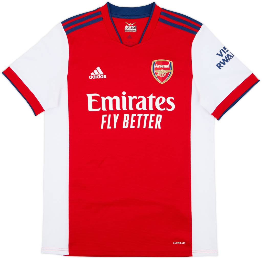 2021-22 Arsenal Home Shirt Odegaard #8 - 10/10 - (L)