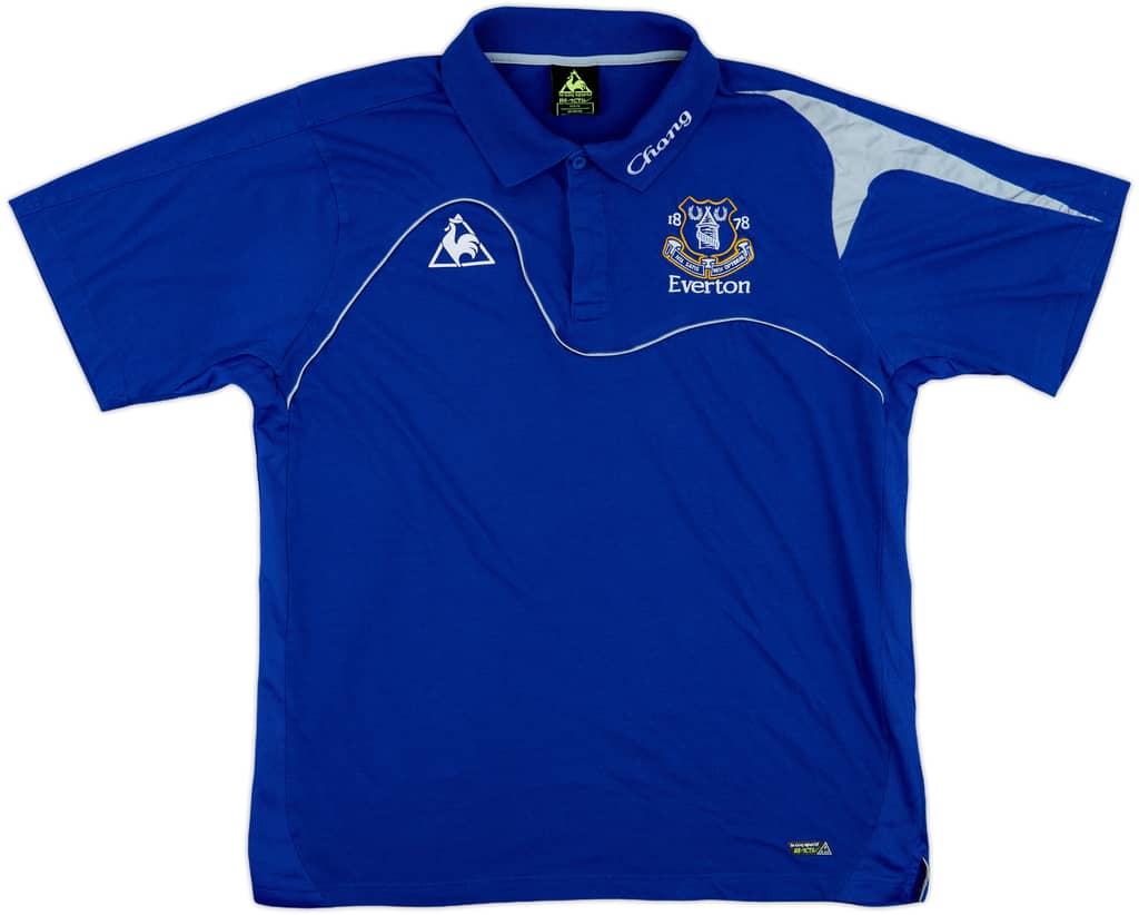 2009-10 Everton Le Coq Sportif Polo Shirt - 8/10 - (XL)
