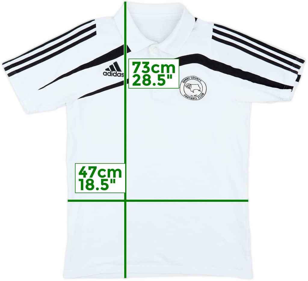 2009-10 Derby adidas Polo Shirt - 7/10 - (M)