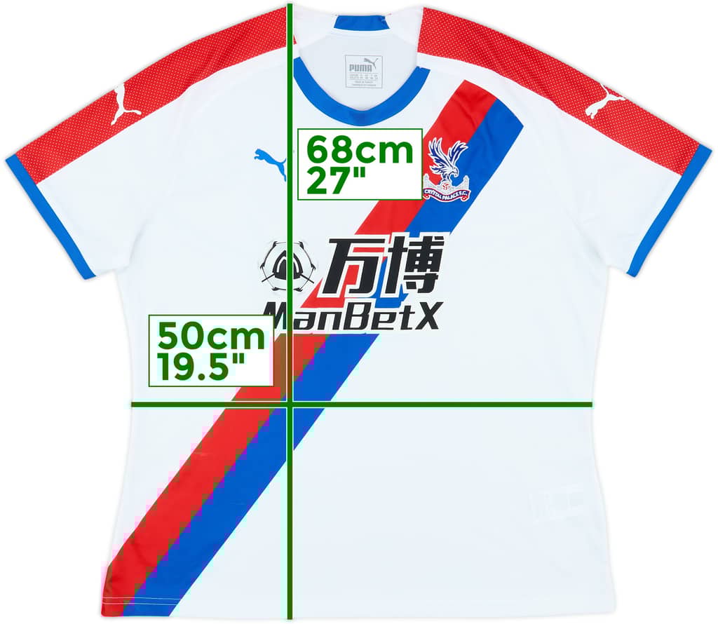 2018-19 Crystal Palace Away Shirt - 7/10 - (Women's XXL)