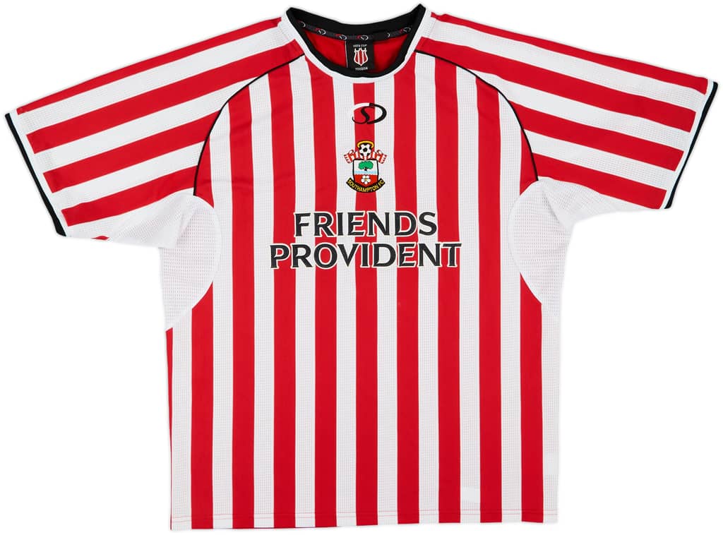 2003-04 Southampton 'UEFA Cup' Home Shirt - 9/10 - (L)