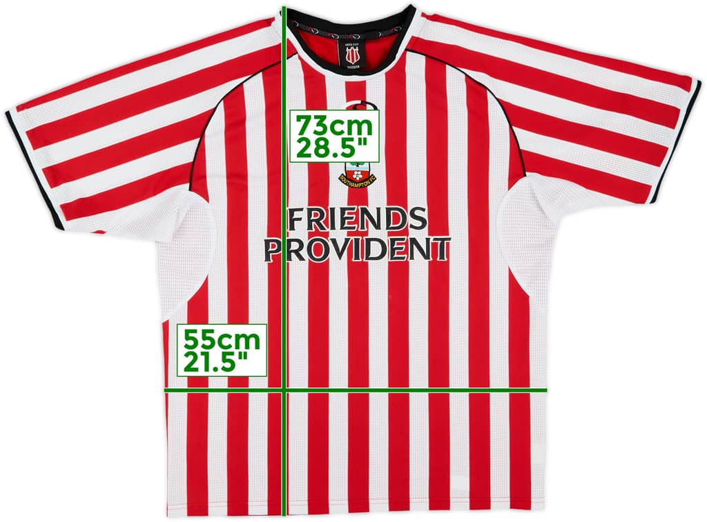 2003-04 Southampton 'UEFA Cup' Home Shirt - 9/10 - (L)