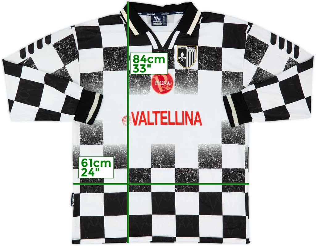1999-00 Alzano Virescit Home L/S Shirt - 8/10 - (XXL)