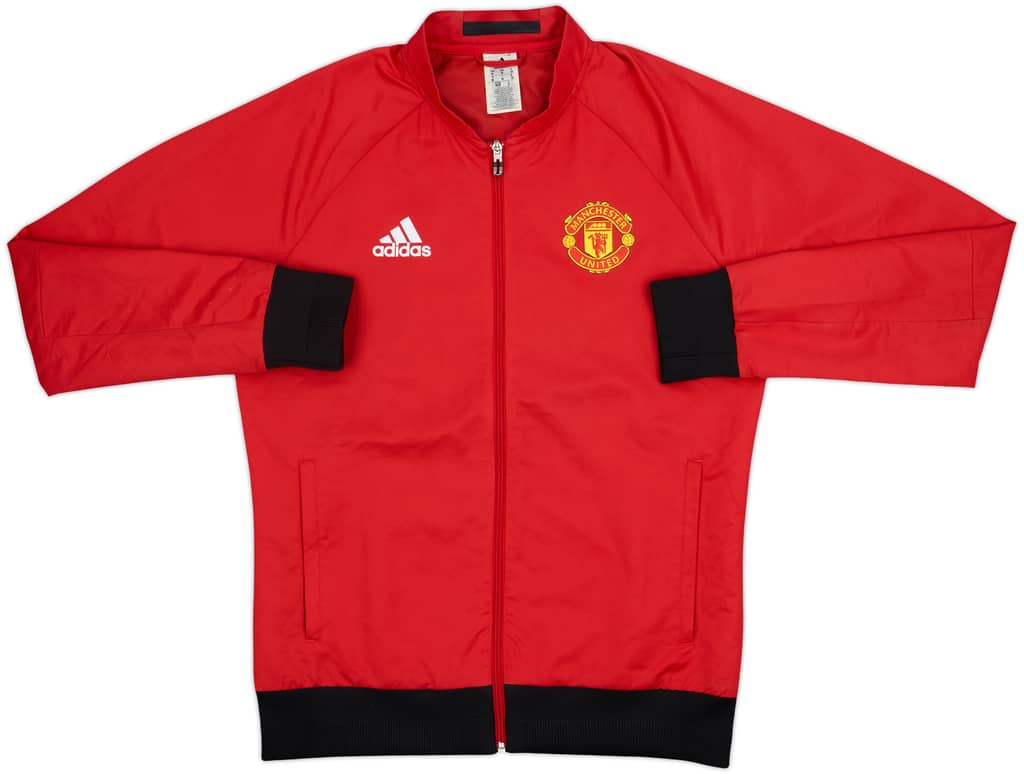2015-16 Manchester United adidas Track Jacket - 9/10 - (M)